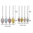 thumbnail image 3 of Homeer Window Decoration Hanging Pendant Hanging Leaf Pendant Non-Corrosive Metal Leaf Decor Rust-Proof Long Lasting Window Decoration, 3 of 7