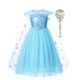 thumbnail image 1 of Disney Frozen Girls Elsa Cosplay Disfraz de Halloween Niños Princesa Vestido con capa Carnaval Fiesta de cumpleaños Ropa de noche 2-10Y3T (Etiqueta 110) Gao Jinjia LED, 1 of 2