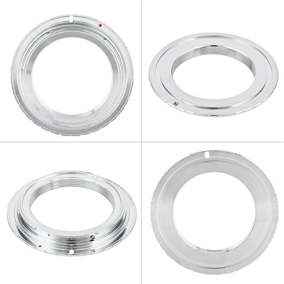 Adaptador de montura de lente, M42-EOS Anillo adaptador de montura de lente de metal Diseño fácil de usar