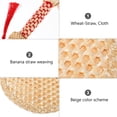 thumbnail image 3 of BRIGHTFUFU Manual Beige A Mano En Paja De Para Refrescar Y Decorar Espacios Rústicos, 3 of 6