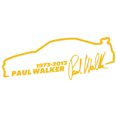 thumbnail image 3 of Pegatina de vinilo para coche, 13 x 5 cm, Paul Walker, Rápido y furioso, pegatina reflectante de moda para coche, pegatinas divertidas en 3D, calcomanías para estilizar el coche, 3 of 5