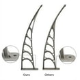 thumbnail image 5 of Door Awning, SEGMART Polycarbonate Awnings and Canopies, Durable Door Canopy Awning Rain Shelter with Gray Bracket, Outdoor Awnings for Rain UV, 78.7"x37.8" Awning for Patio Door Porch, LLL4478, 5 of 9