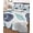 Navy Blue, Turquoise, variant on Quilt King Size Bedding Set, Blue Coastal Reversible Summer Quilt 3 Pieces, Shell Starfish Coral Nautical Summer Beach Lightweight Bedspreads Coverlets with 2 Pillow Shams for All Seasons