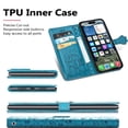 thumbnail image 3 of Funda Cartera FOXDOCK para iPhone 16 , Flip PU con Relieve de Gatos y Perros, Tarjetero y Soporte, 3 of 6