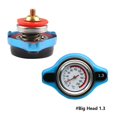 thumbnail image 1 of Car Automobile Styling Spsld Thermo Radiator Cap Tank Cover Water Temperature Gauge With Utility Safe 0.9 Bar/ 1.1 Bar/1.3 Bar, 1 of 1