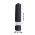thumbnail image 2 of Electric Pepper Grinder Automatic Salt and Pepper Mill with Adjustable Coarseness One Hand Operation Spice Grinding Tool Black, 2 of 8