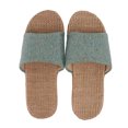 thumbnail image 1 of unbranded 1Par Zapatillas De Lino Para Pareja Con Material Y Antideslizante Para Casa, 1 of 6