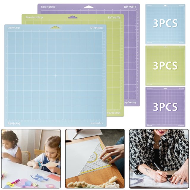Alfombrilla De Corte 3 Piezas De Pvc Para Manualidades, Reutilizable, Ecol贸gica, 12.0 X 12.0 In, Tabla De Cortar Para Manualidades, Alfombrilla De Corte Multifuncional Para Tallado De Papel, M谩quina