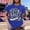 T Shirts for Women Clearance under $5 Blue, variant on VOUZZA Womens 4th of July T-Shirt USA 250th Anniversary Crewneck Short Sleeve Tee Soft Patriotic Graphic Top