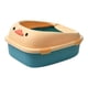 thumbnail image 1 of Bandeja de arena para mascotas Orinal Inodoro Inodoro profundo a prueba de salpicaduras Fácil de limpiar Contenedor de marco desmontable Bandeja Caj 54x45x27cm Sunnimix Bandeja de arena para gatos, 1 of 8
