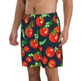 thumbnail image 2 of Cauagu Tomatoes Print Men's Swim Trunks,Hawaiian Bathing Suit Swimsuits Beach Shorts with Pockets for Men Quick Dry Swimming Board Shorts-XX-Large, 2 of 6