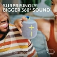 thumbnail image 5 of Logitech Core 984-001876 WONDERBOOM 4 Portable Waterproof Bluetooth Speaker with Big Bass and 360-Degree Sound, Black Bundle with Deco Gear 8000 mAh Power Bank with Wireless Device Charging, 5 of 11