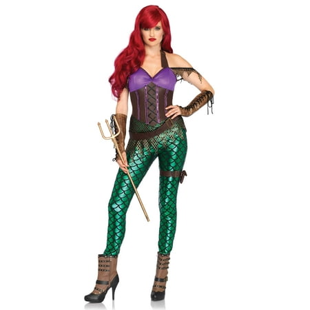 Leg Avenue Womens 3 PC Sexy Rebel Mermaid Costume