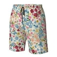 thumbnail image 4 of Fotbe Trendy Floral Design Trajes de Baño Estampados para Hombre, Shorts de Verano de Secado Rápido, Ropa de Playa, Bañadores-Large, 4 of 6