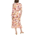 thumbnail image 2 of Elie Tahari womens  The Charlotte Embroidered Silk-Blend Maxi Dress, 6, Pink, 2 of 3