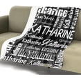 thumbnail image 2 of Personalized Blankets with Name Custom Blanket for Adult Kids Baby Customized Blanket Monogrammed Blankets Gifts for Women Men Girls Boys, 2 of 6