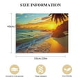 thumbnail image 2 of ONETECH  Canvas Wall Art Tropical Beach At Sunset Seascape Picture Paintings Artwork Prints Framed Ready to Hang for Home Office Bedroom Living Room Bathroom Kitchen Wall Decor, 2 of 5
