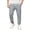 Gray, variant on HAOTAGS Fleece-Lined Sweatpants for Boys & Girls Elastic Waist with Functional Side Pockets, Warm & Stretchy Joggers Gray Size 3T