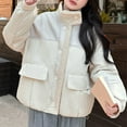 thumbnail image 2 of Sexlip Casual Fashion Sherpa Lined Down Jackets for Women:Lightweight Zip up Quilted Coats with Pockets Ski Hiking Outdoor Clothes White M, 2 of 9