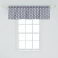 thumbnail image 2 of Ambesonne Pink and Grey Valance Pack of 2, Bumble Bee in Spring, 54"X18", Ceil Blue and Rose, 2 of 4
