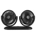 thumbnail image 1 of KAKOWELY 1 ventilador de coche con doble cabezal y enchufe USB, ideal como regalo de cumpleaños., 1 of 5