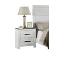 thumbnail image 3 of Knubmt End Table Bedside Table with 2 Drawers and Handle, Wood Nightstand for Bedroom, Office, 3 of 7