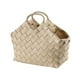 thumbnail image 4 of Cesta de flores, bolso tejido para decoración del hogar, cesta de Picnic hecha a mano, bolso de mano tejido para de playa, viaje para mujer L, 4 of 8