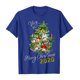 thumbnail image 1 of Camisas de Navidad Para Mujer, Manga Corta, Casual, Copo de Nieve de Papá Noel, Divertidas Camisetas Con Estampado Odeerbi ODB205438, 1 of 8