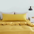 thumbnail image 4 of Flxxie 100% Brushed Microfiber Body Pillow Cover, Ultra Soft and Cozy Full Body Pillowcase for Adults, 20" x 54", Yellow (Not Include Body Pillow), 4 of 7