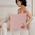 thumbnail image 6 of Room Decor Pillow Covers 22x18 Flower Pillow Cover Faux Lambswool Cushions Cover Sofa Pillow Cushions Pink, 6 of 7
