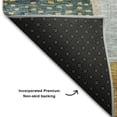thumbnail image 5 of Addison Rugs Mayfield Premium Machine Washable Transitional Geometric Green Rectangle Rug, 10' x 14', 5 of 6
