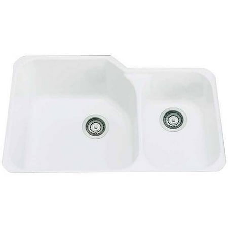 Rohl Allia 33 Double Basin Undermount Fireclay Kitchen Sink Rohl Allia 33 Double Basin Undermount Fireclay Kitchen Sink Available In Various Colors