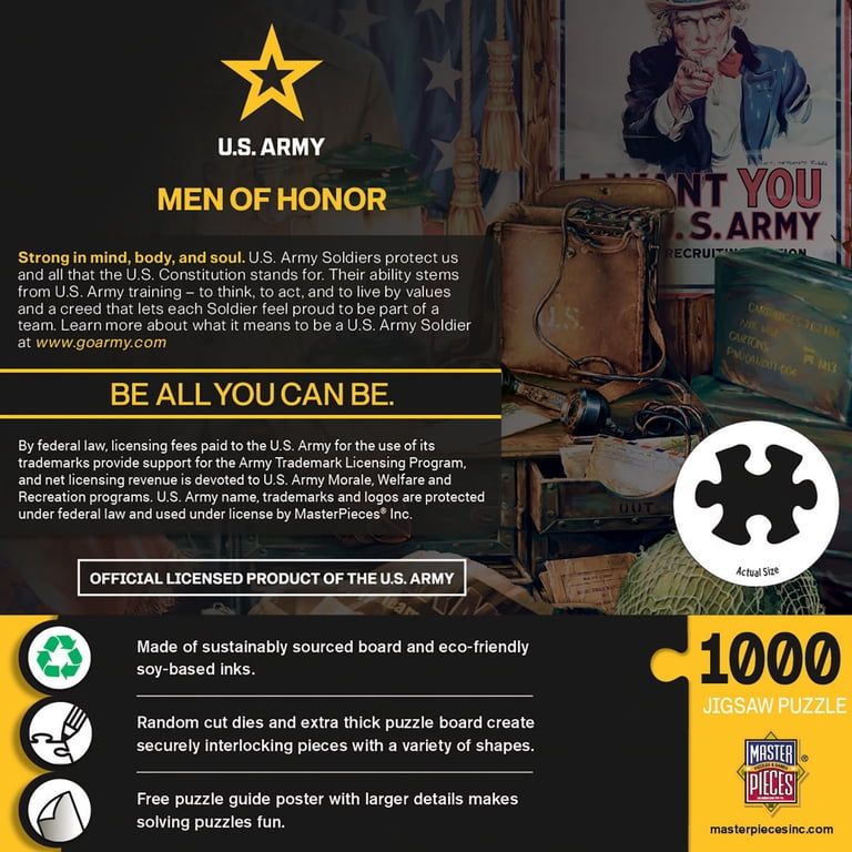 MasterPieces 1000 Piece Jigsaw Puzzle - Men of Honor - 19.25