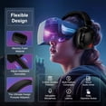thumbnail image 5 of Wireless Gaming Headset,AILKIN 50Hrs PC Gaming Headset with Mic for PS5 PS4 Switch with Bluetooth+2.4 GHz+USB Gaming Headphones with Noise Canceling Microphone,3.5mm Wired for Xbox Series, 5 of 8