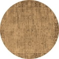 thumbnail image 1 of Ahgly Company Indoor Round Oriental Brown Industrial Area Rugs, 3' Round, 1 of 4