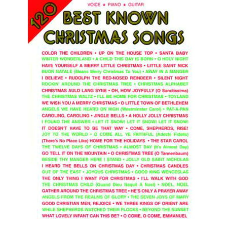120 Best Known Christmas Songs : (Best Known Piano Pieces)