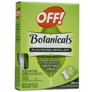 OFF! Botanical Towelettes Plant Based Repellent,8 Towelette.