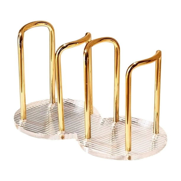 Yhmxh Utensilios de cocina Portavasos de papel Portavasos desechables Estante de almacenamiento de vasos de acrílico Portavasos de café y té para el hogar Portavasos de almacenamiento multifuncional