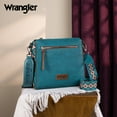 thumbnail image 7 of Wrangler Aztec Crossbody Bags Boho Shoulder for Women, Turquoise, 7 of 7