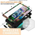 thumbnail image 3 of Compatible with Samsung Galaxy S23 Ultra Case Metal Hard  Phone Case para with Screen Protector and Lens Protector Heavy Duty Military Grade Dustproof [Note The Fingerprints Don't Work]Camouflage, 3 of 12