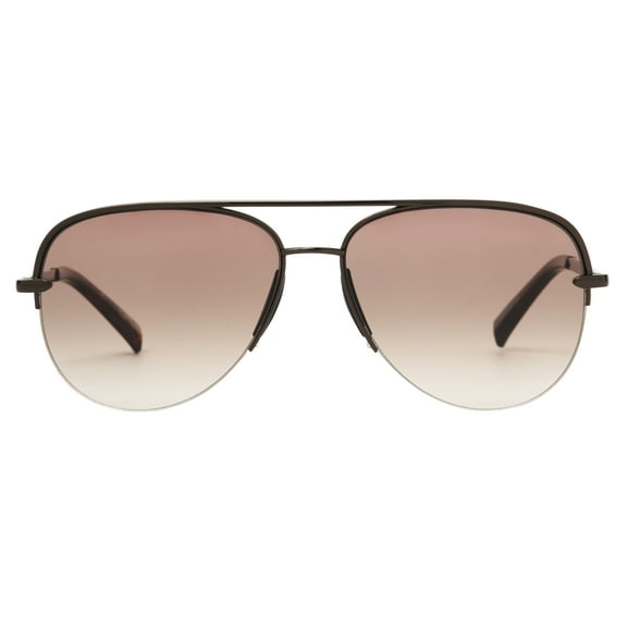 Foster Grant Women's Aviator Fashion Sunglasses, Brown