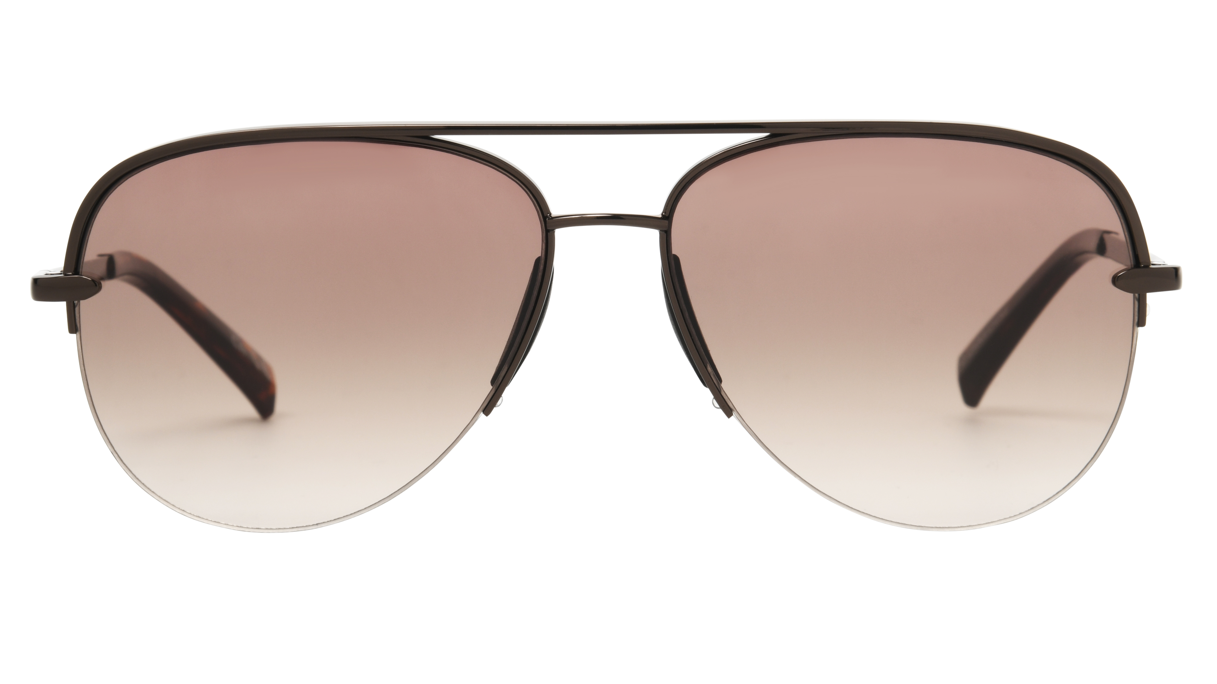 Foster Grant Women's Aviator Fashion Sunglasses, Brown