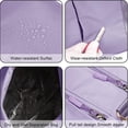 thumbnail image 4 of Bolsas de gimnasio para hombres Bolsa de lona impermeable para el fin de semana para mujeres y hombres Bolsa de gimnasio de viaje deportivo para natación, 19,68 pulgadas, 4 of 6