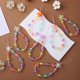 thumbnail image 4 of 7 piezas de dijes para teléfono con cuentas de flores, cadenas para teléfono, dijes para funda de teléfono para mujeres y niñas, 4 of 5
