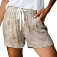 thumbnail image 3 of Women's Funny Animal Print Shorts Casual Summer Beach Vacation Pants Loose Elastic Waist Tie Front With Pockets, 3 of 5
