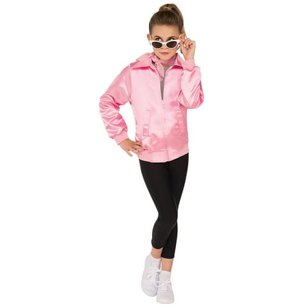 Grease Girls 1950'S Pink Ladies Frenchie Rizzo Childs Costume Jacket