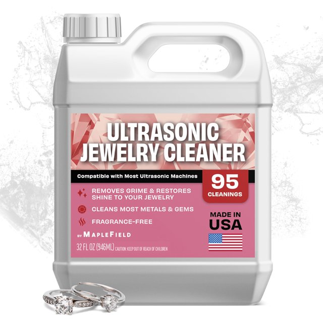 Solución limpiadora ultrasónica para joyas Maplefield 950 ml 32 oz