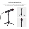 thumbnail image 4 of Muslady K300 Live Sound Card External Voice Changer Audio Mixer Kit Built-in Rechargeable Battery Multiple Sound Effects with Microphone Mic Stand Earphone for Live Streaming Music Recording, 4 of 7