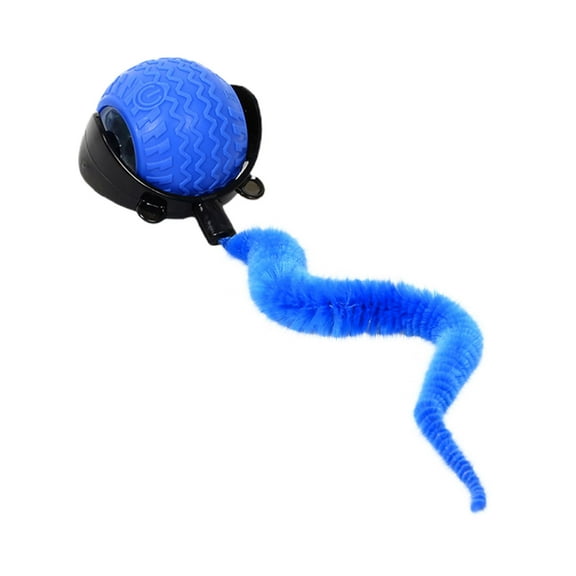 Dog Balls, Interactive Dog Toys, Shaky Ball Toy For Dogs, Automatic Pet Toy Ball Self, entertainment Artifact With Rope Pet Supplies Jumping Ball(Blue,3.3in)