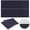Dark Blue, variant on 20 Pcs Durable Polyester Carpet Tiles - 11.8"x11.8" Khaki Non-Slip Peel & Stick for Home Hotel Mall